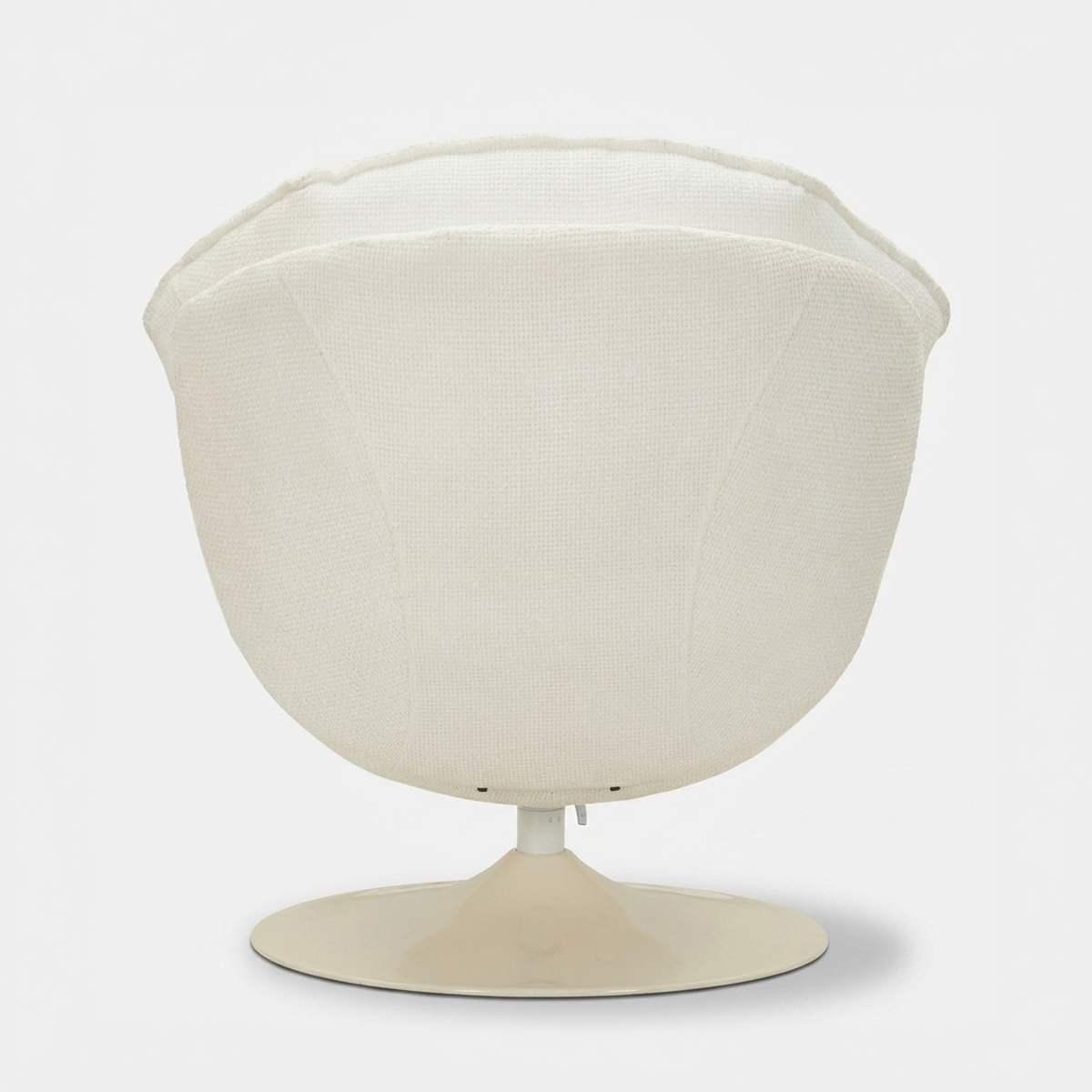 Sillón giratorio retro tapizado para salón Hamburg Poise