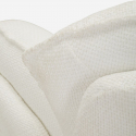 Sillón giratorio retro tapizado para salón Hamburg Poise
