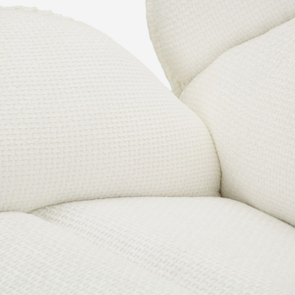 Sillón giratorio retro tapizado para salón Hamburg Poise
