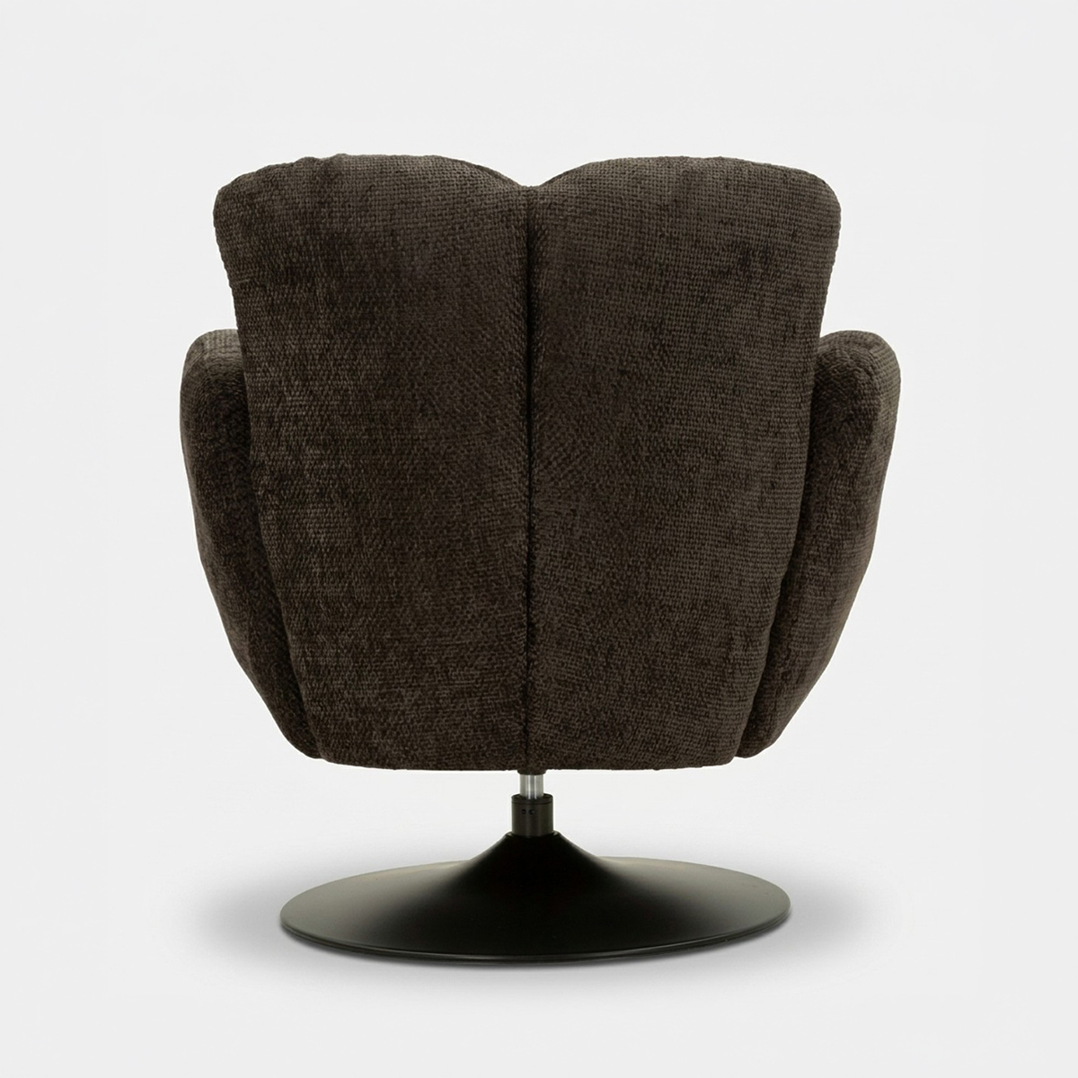 Sillón giratorio retro tapizado para salón Monaco Poise