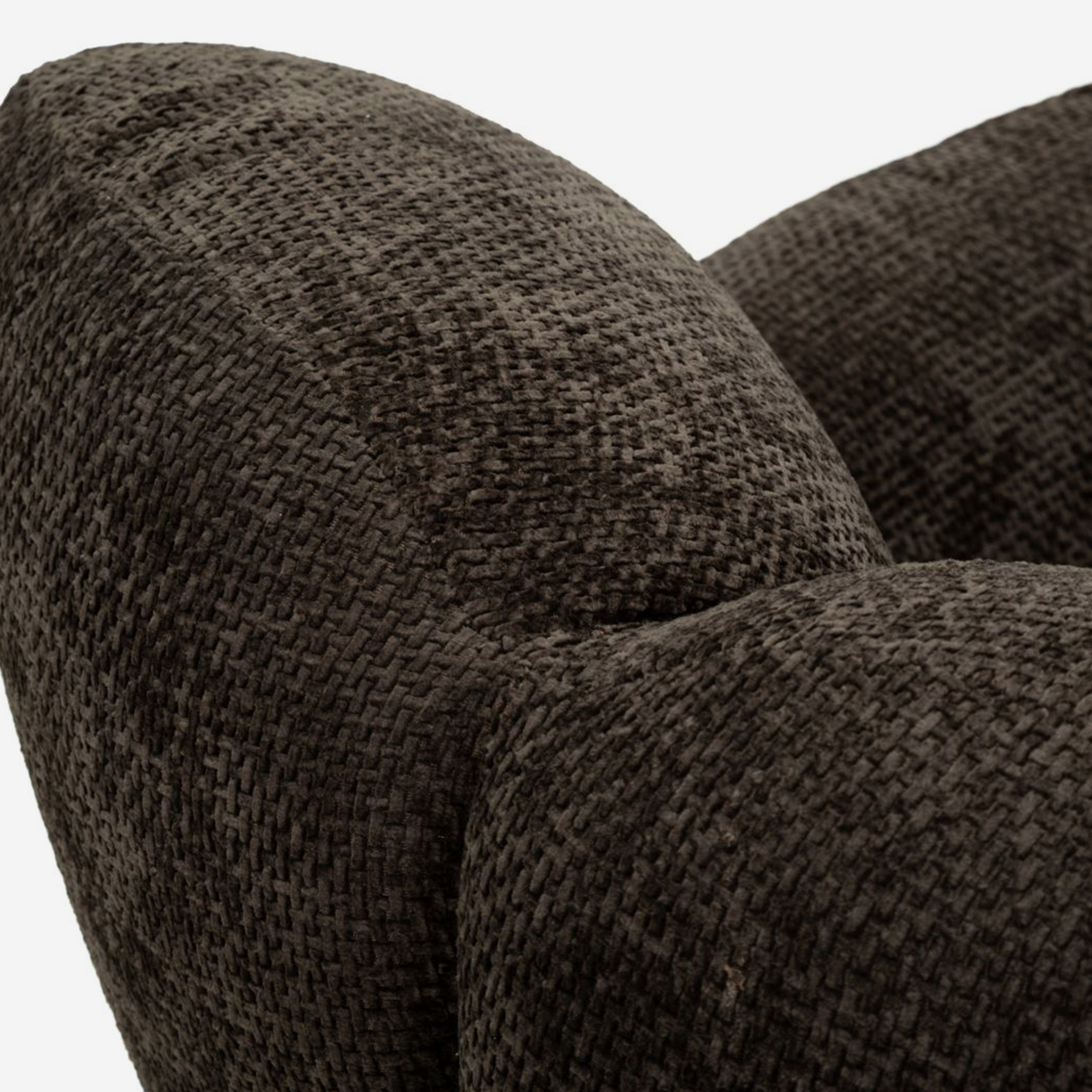 Sillón giratorio retro tapizado para salón Monaco Poise