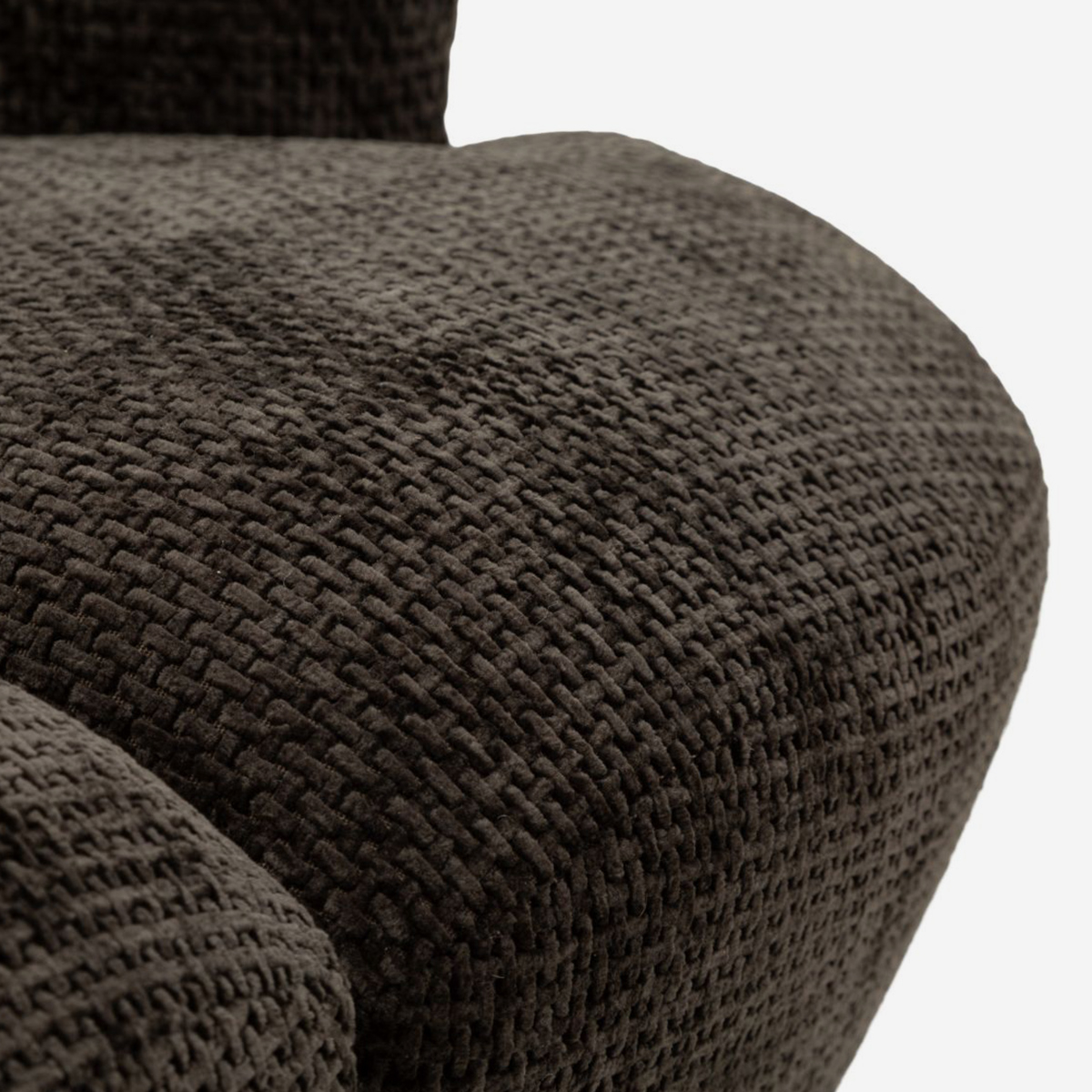 Sillón giratorio retro tapizado para salón Monaco Poise
