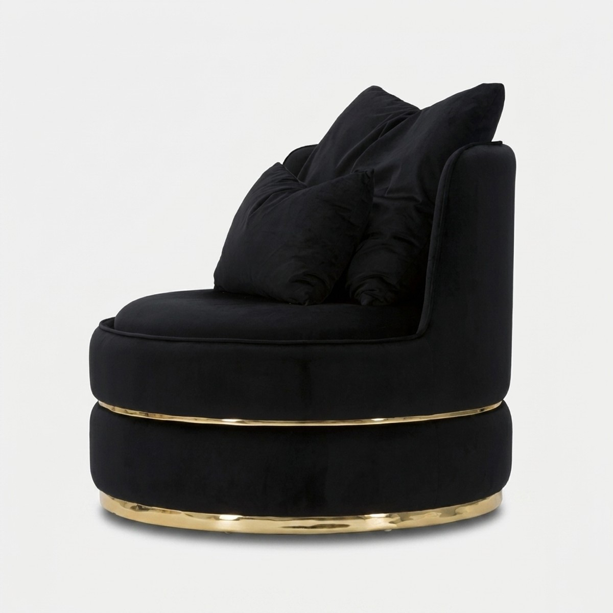 Sillón tapizado en tela con cojines Paris Space