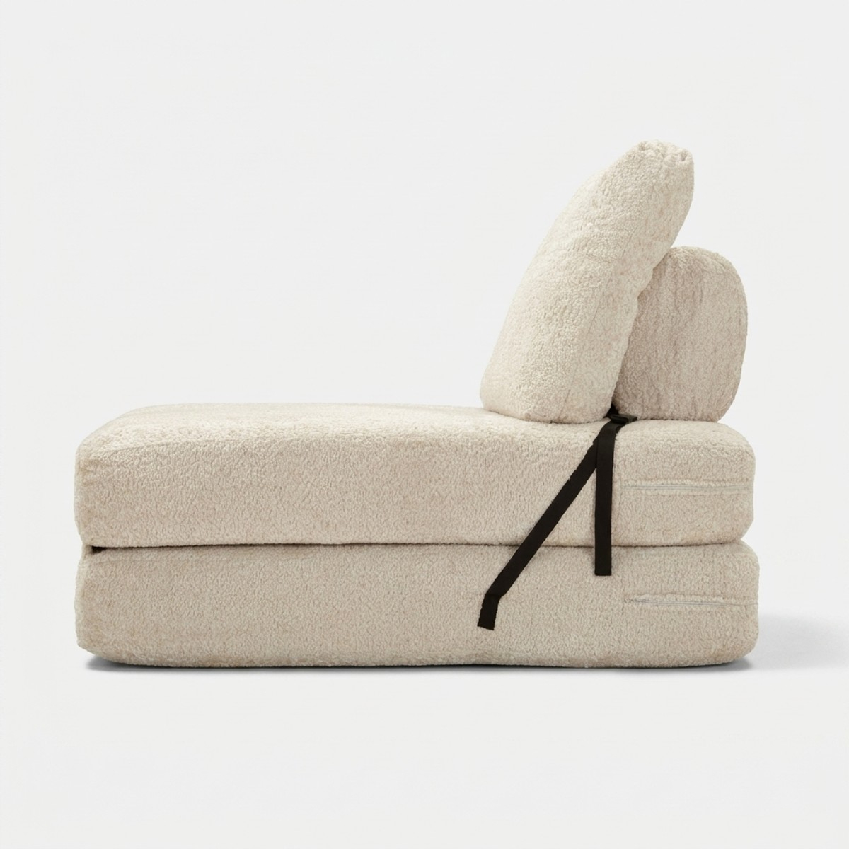 Poltrona letto singola in bouclé salvaspazio Faster