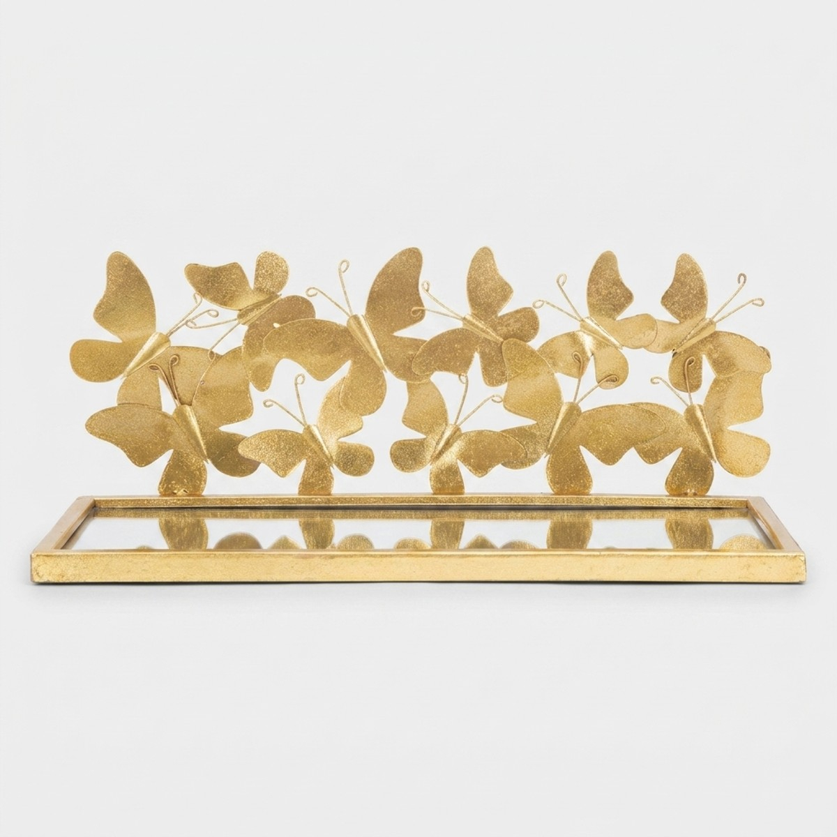 Pareja de estantes de pared con espejo Butterflies