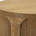 Mesita de noche de madera con 2 cajones para dormitorio Goteborg