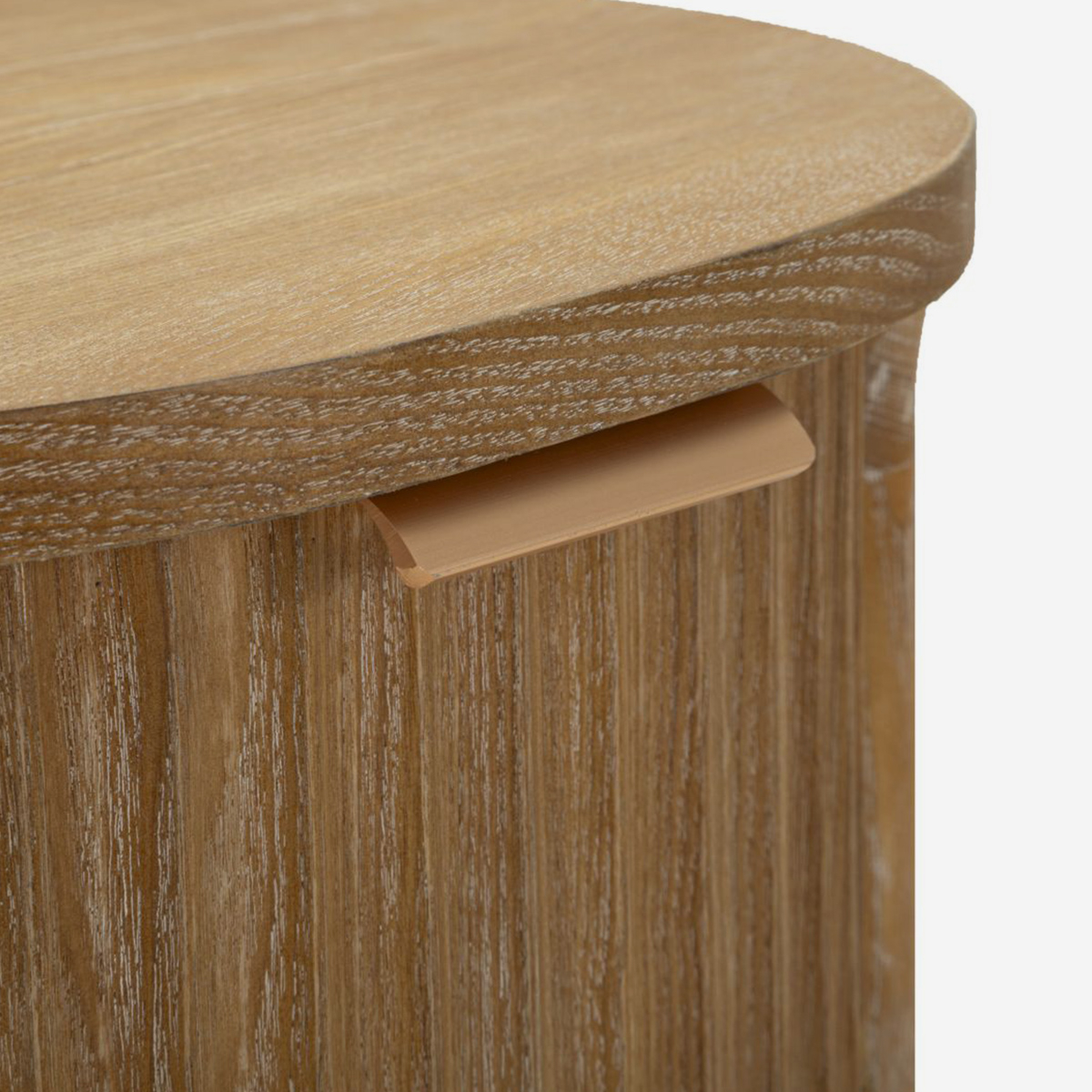 Mesita de noche de madera con 2 cajones para dormitorio Goteborg