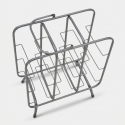Freistehender Weinflaschenhalter aus Metall für 9 Flaschen Rack
