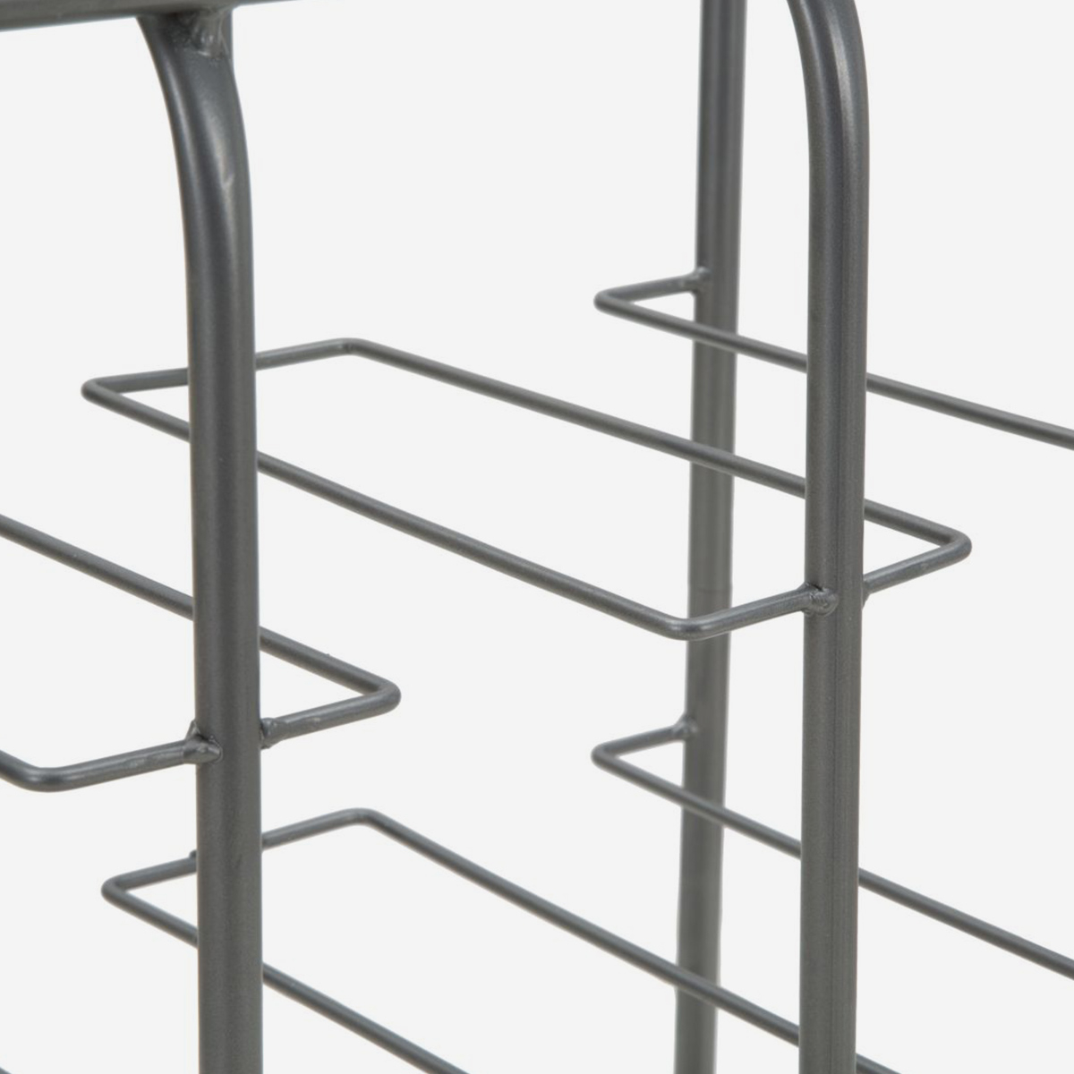 Freistehender Weinflaschenhalter aus Metall für 9 Flaschen Rack