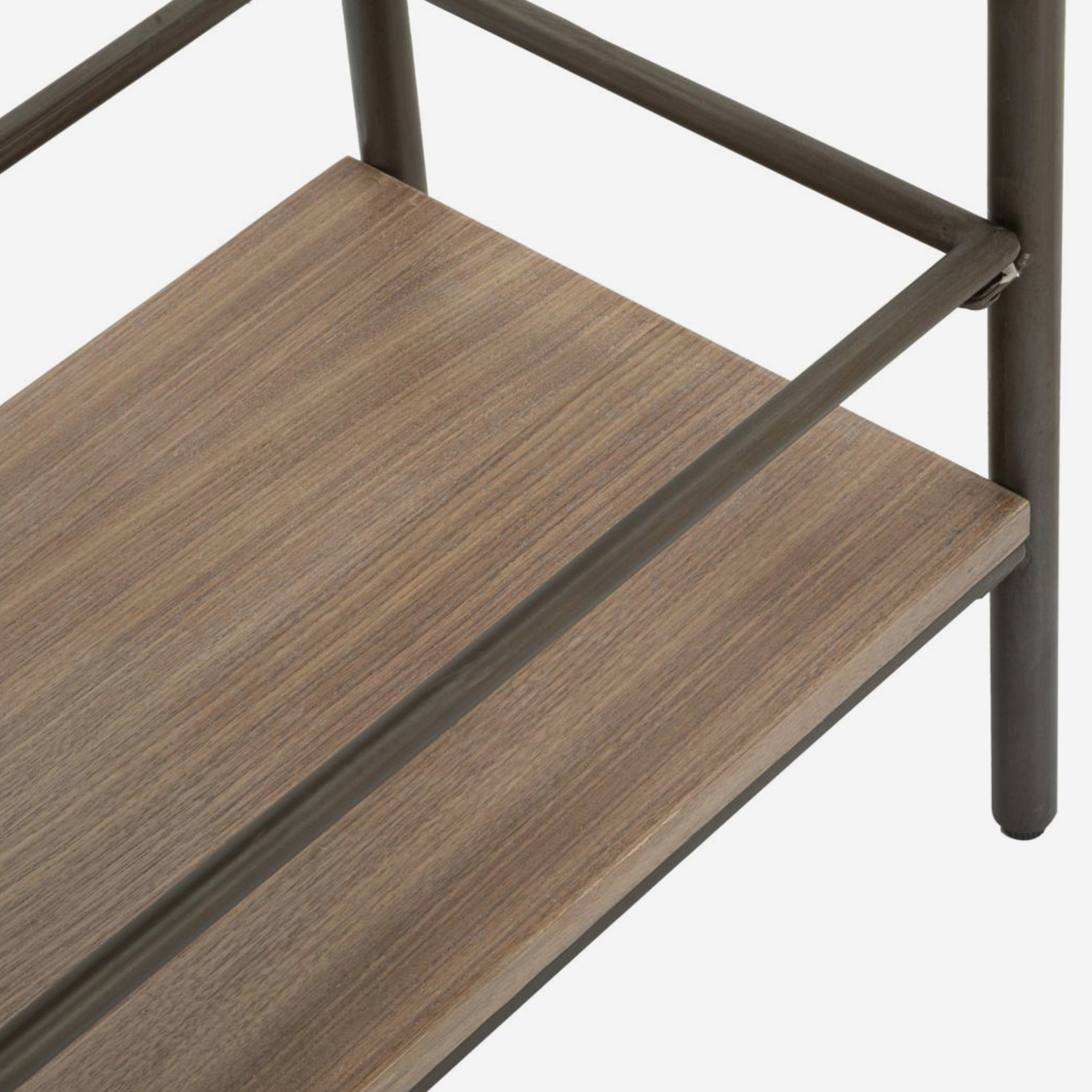 Credenza mobiletto in legno e metallo 100x42x110 cm Toronto