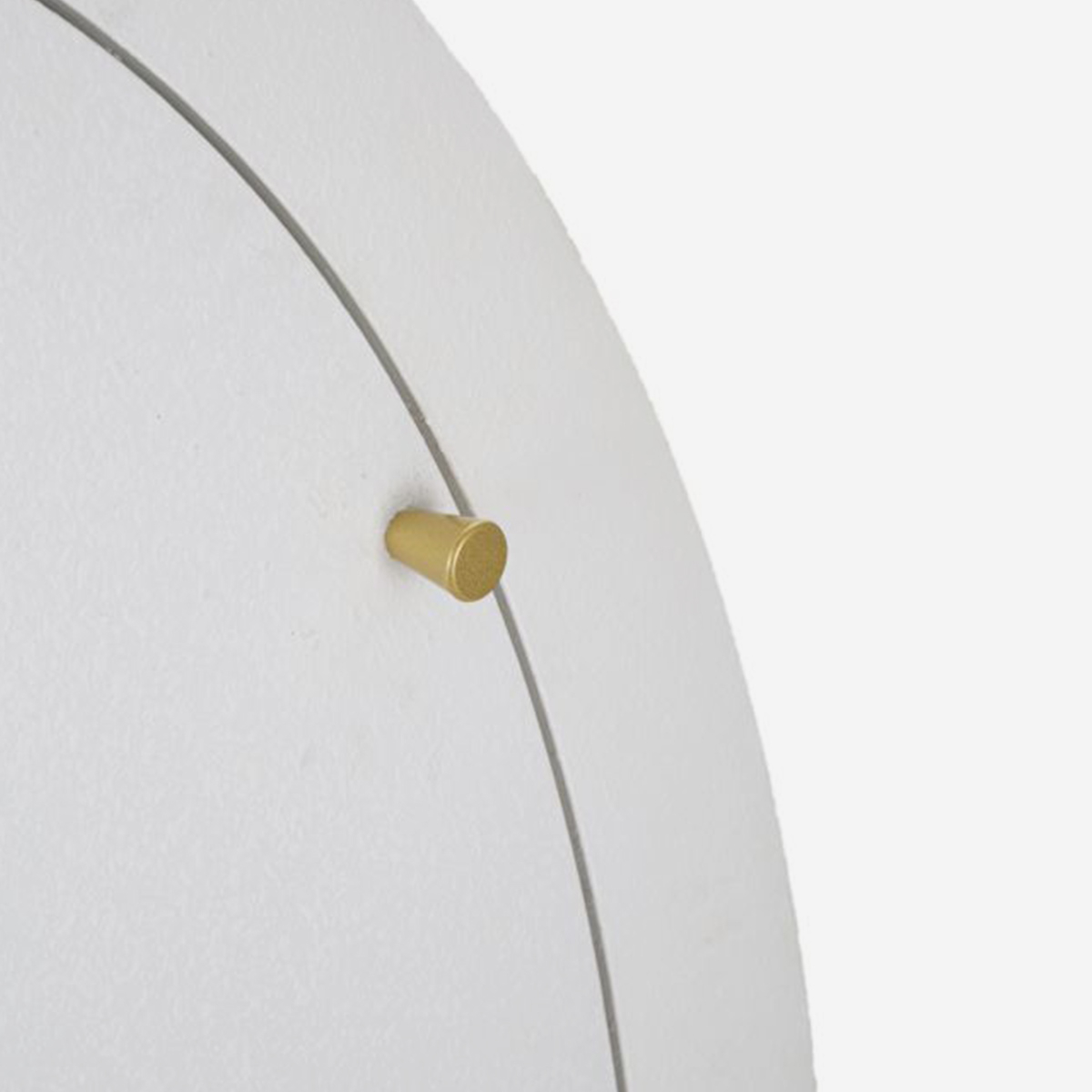 Hohe Anrichte mit 2 Türen und Schublade aus MDF und Metall Venus