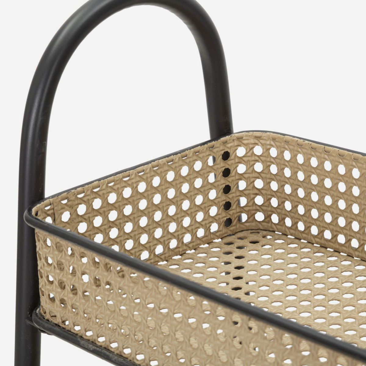 Carrito auxiliar de cocina de metal con 3 estantes Fuji