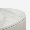 Mesa de centro redonda con cajón Montpellier