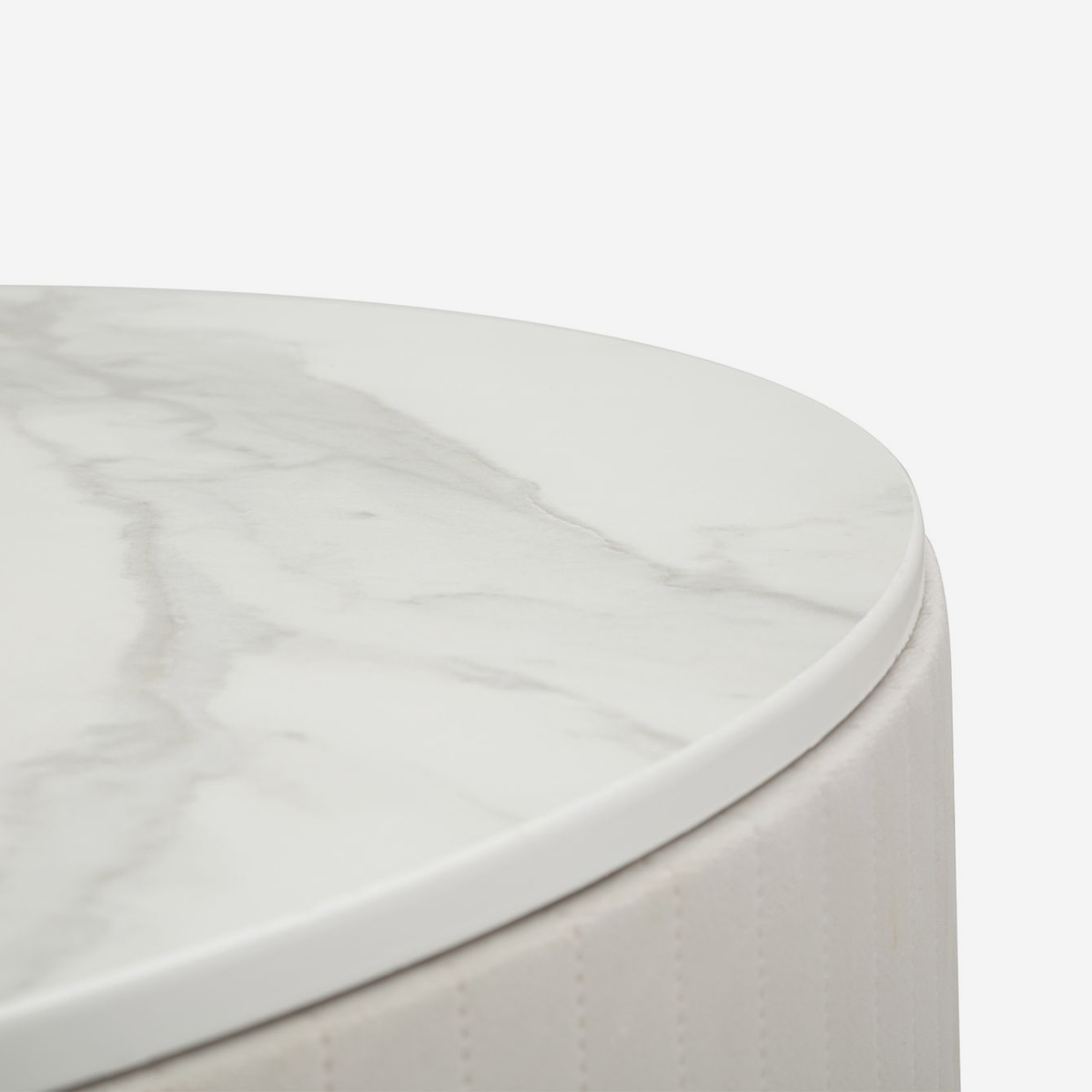 Table basse ronde avec tiroir Montpellier