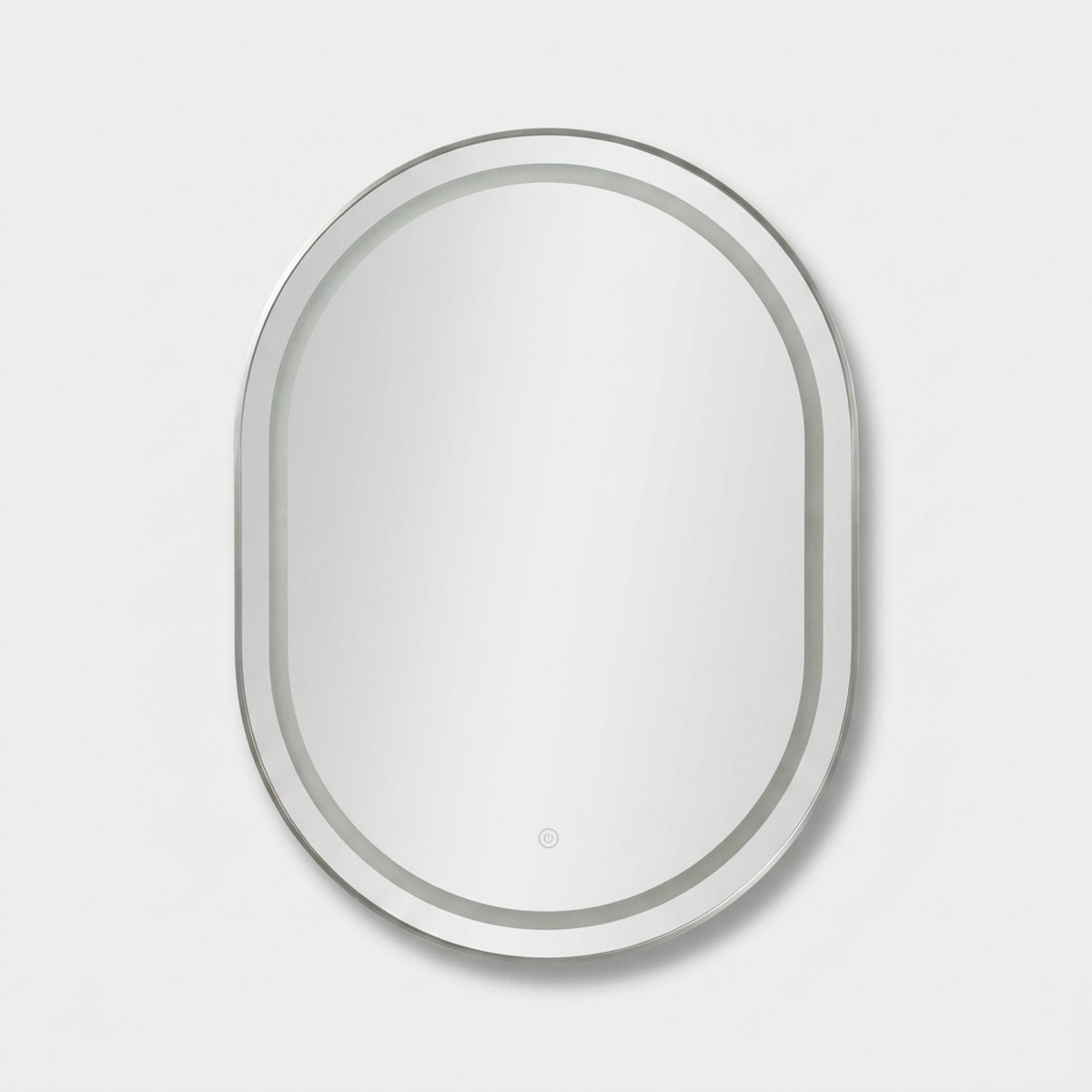 Miroir mural LED ovale 60x80 cm Simple Ovale