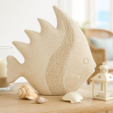 Decoración marina con forma de pez en poliresina Pesce L