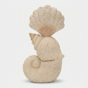 Escultura decorativa de mesa en polirresina Conchiglia