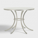 Mesa de comedor redonda efecto mármol Istanbul