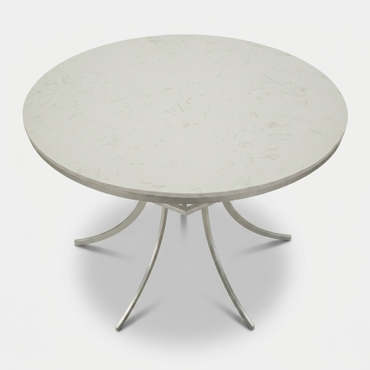 Table à manger ronde effet marbre Istanbul