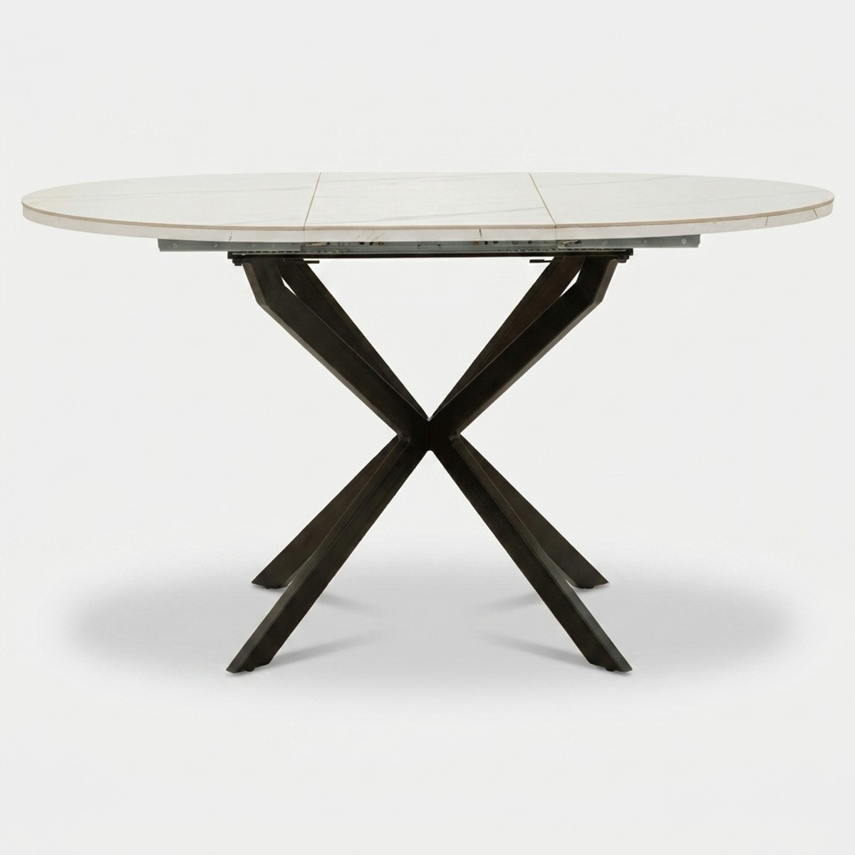 Tavolo da pranzo allungabile in ceramica e metallo Martin