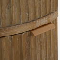 Cómoda estrecha de madera con 4 cajones Goteborg