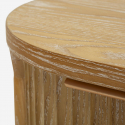 Cómoda estrecha de madera con 4 cajones Goteborg