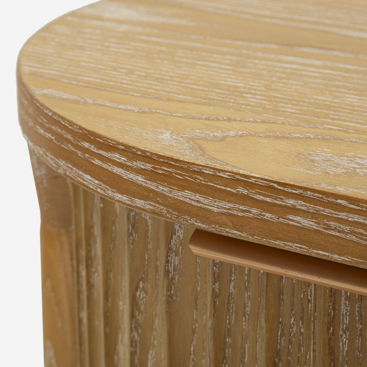 Cómoda estrecha de madera con 4 cajones Goteborg