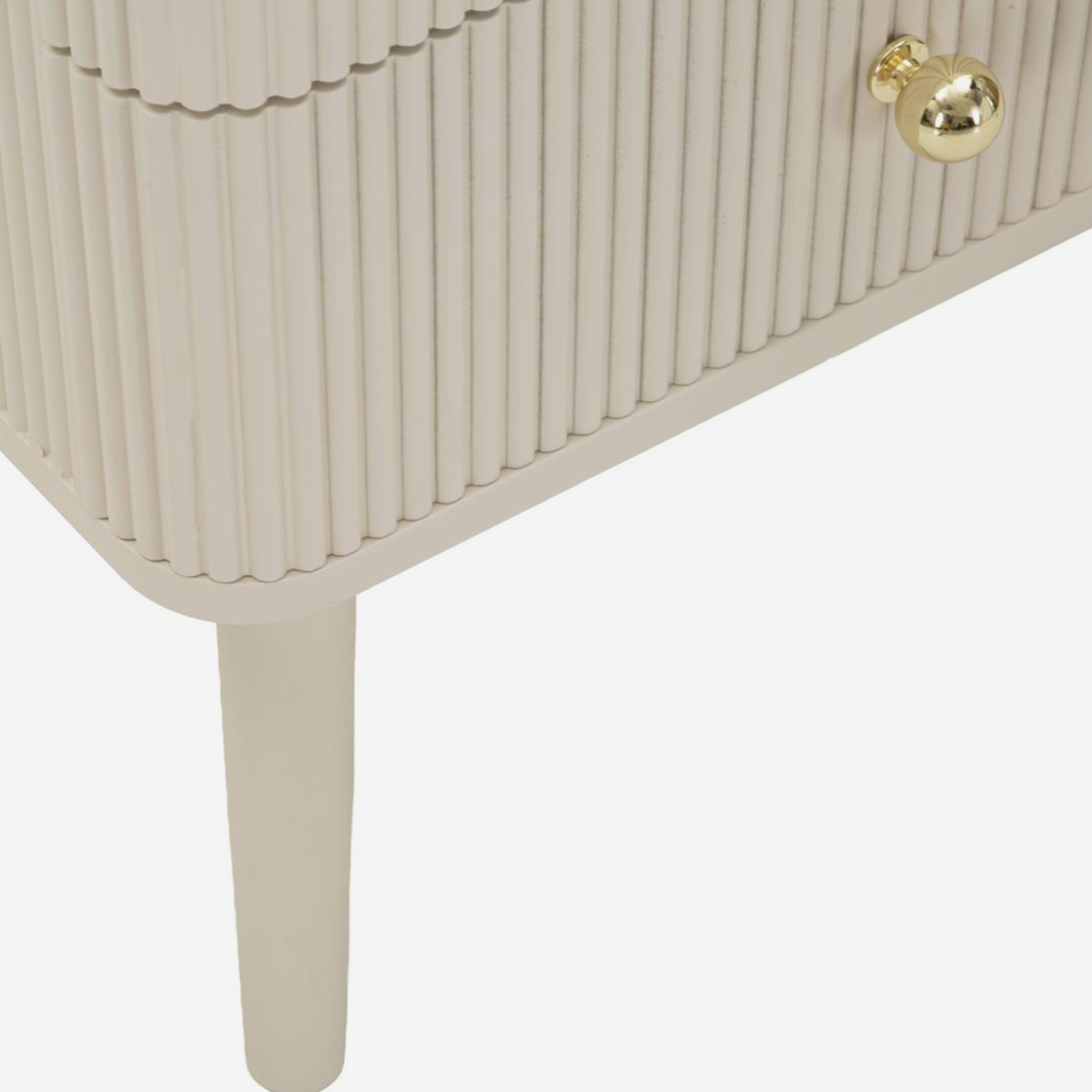 Cómoda estrecha de madera con 5 cajones Shy