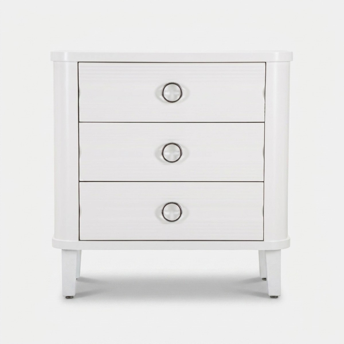 Cómoda de 3 cajones en madera y metal Shine