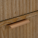 Cómoda de 3 cajones en madera y metal Goteborg