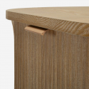 Cómoda de 3 cajones en madera y metal Goteborg