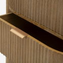 Cómoda de 3 cajones en madera y metal Goteborg