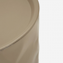 Set de 2 tables basses rondes en métal Norimberga S