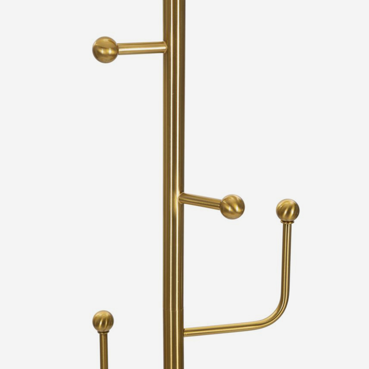 Lampadaire porte-manteau en métal et tissu Arwen