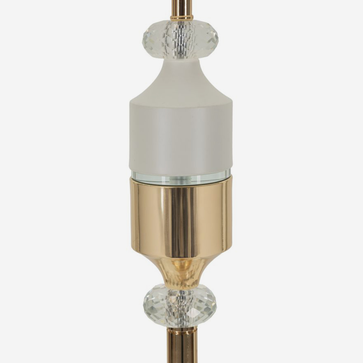 Lampada da terra classica in ferro e tessuto Gipsy