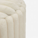 2er-Set runde Sitzhocker mit Stauraum aus Polyester Goteborg