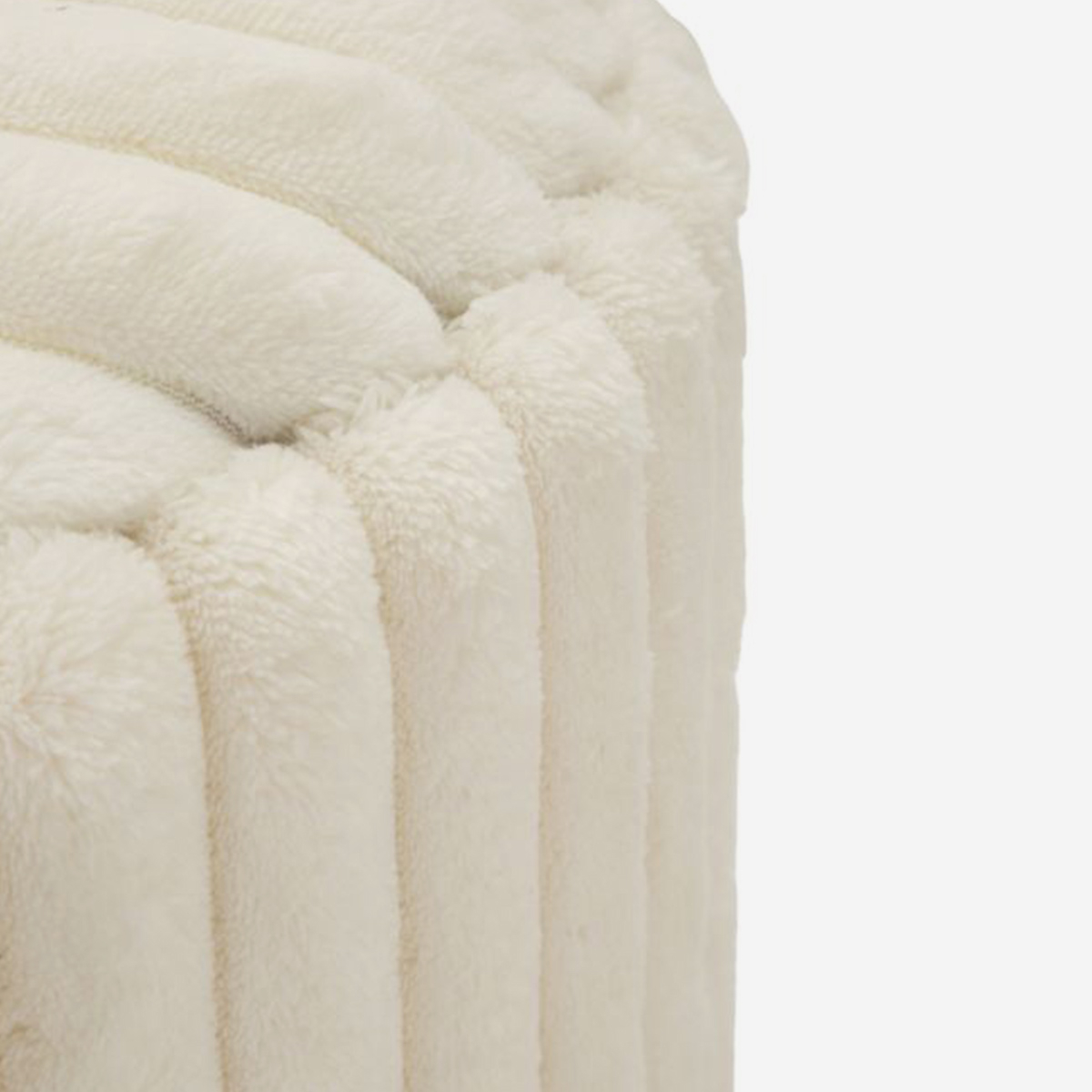 2er-Set runde Sitzhocker mit Stauraum aus Polyester Goteborg