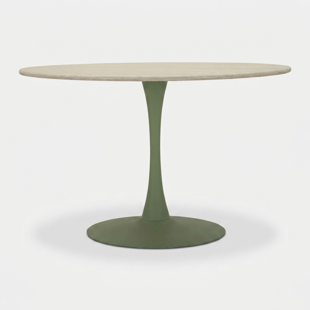 Table à manger ronde en MDF et fer Stoccolma