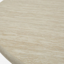 Table à manger ronde en MDF et fer Stoccolma