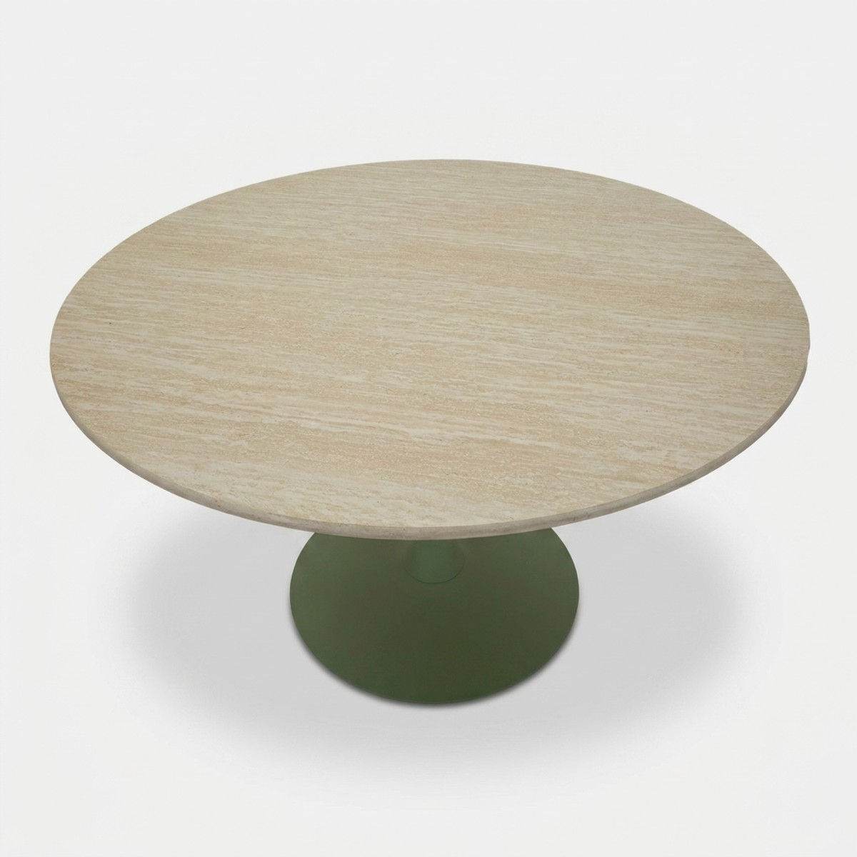 Table à manger ronde en MDF et fer Stoccolma