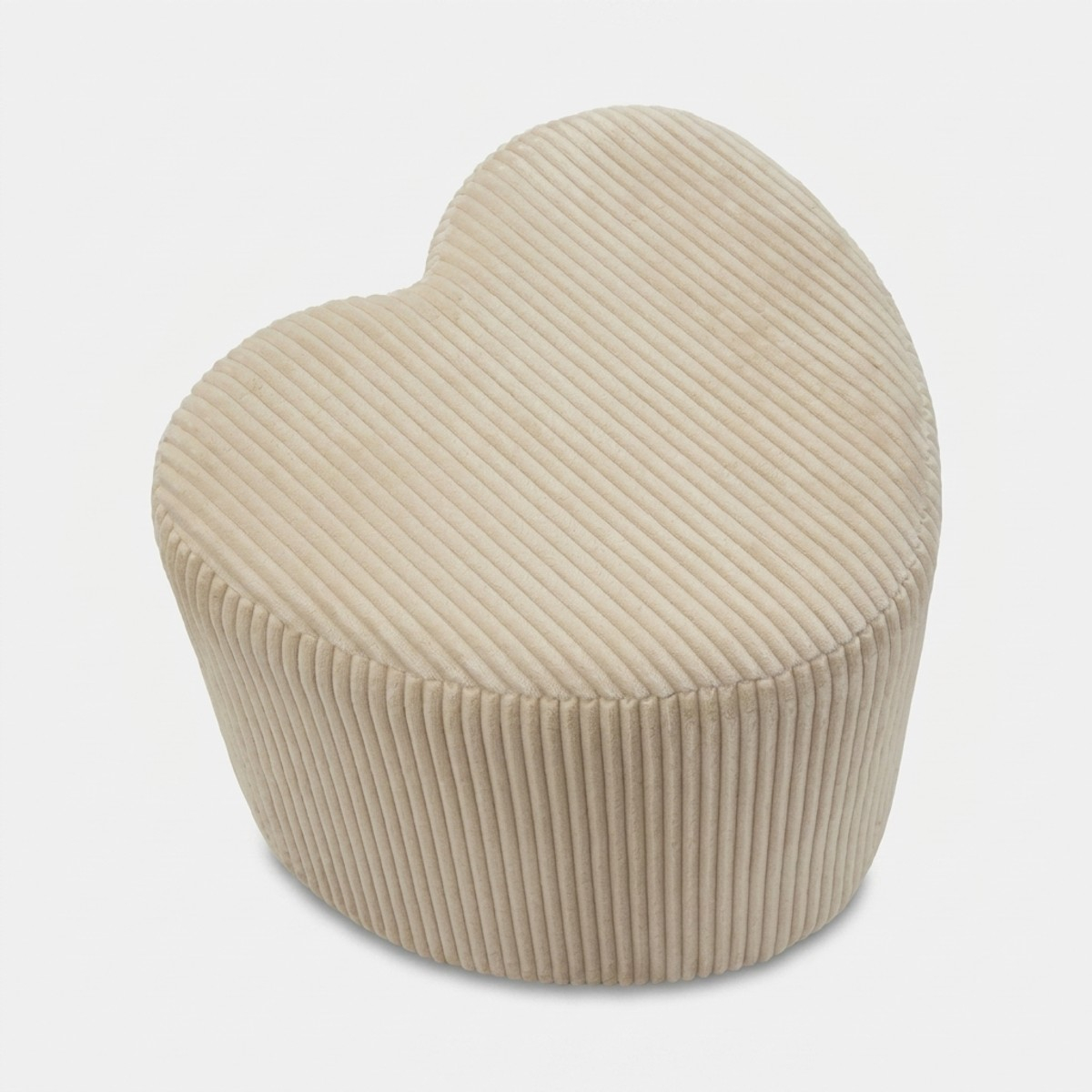 Pouf cœur rembourré en polyester Heart Dublino