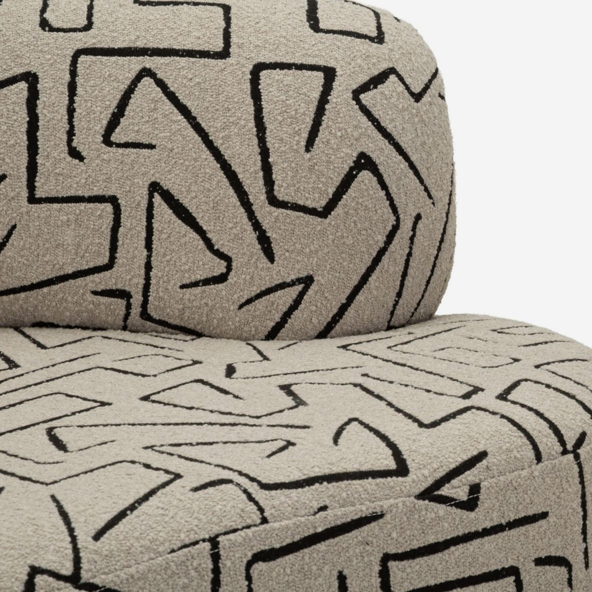 Gepolstertes Designer-Sofa aus Polyester Nairobi