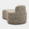 Gepolstertes Designer-Sofa aus Polyester Nairobi