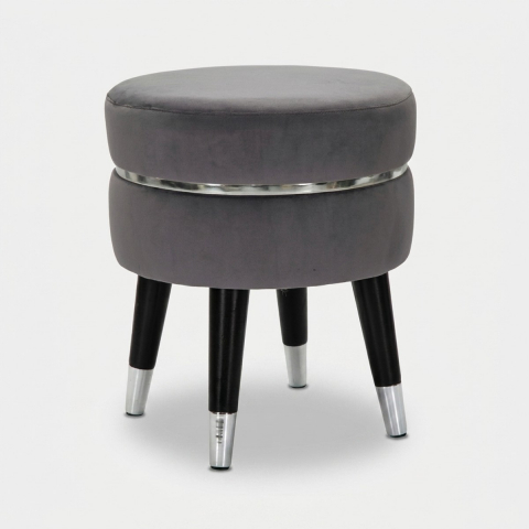 Samthocker Paris Silver
