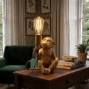 Lampada da tavolo decorativa in poliresina Monkey