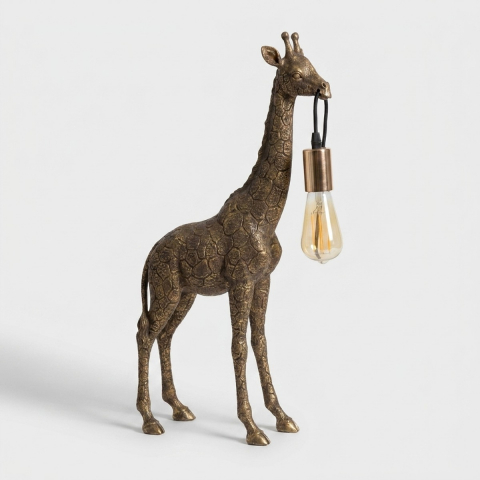 Tischlampe aus Kunstharz...
