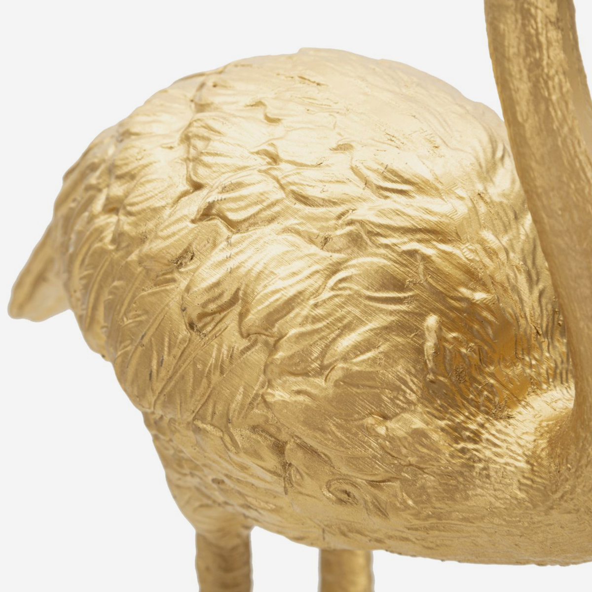 Lámpara de mesa decorativa de resina Flamingo
