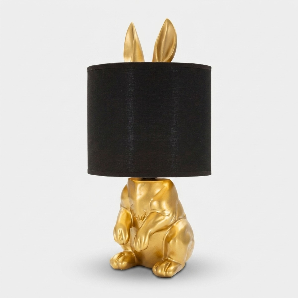 Lámpara de mesa con pantalla de tela Coniglio