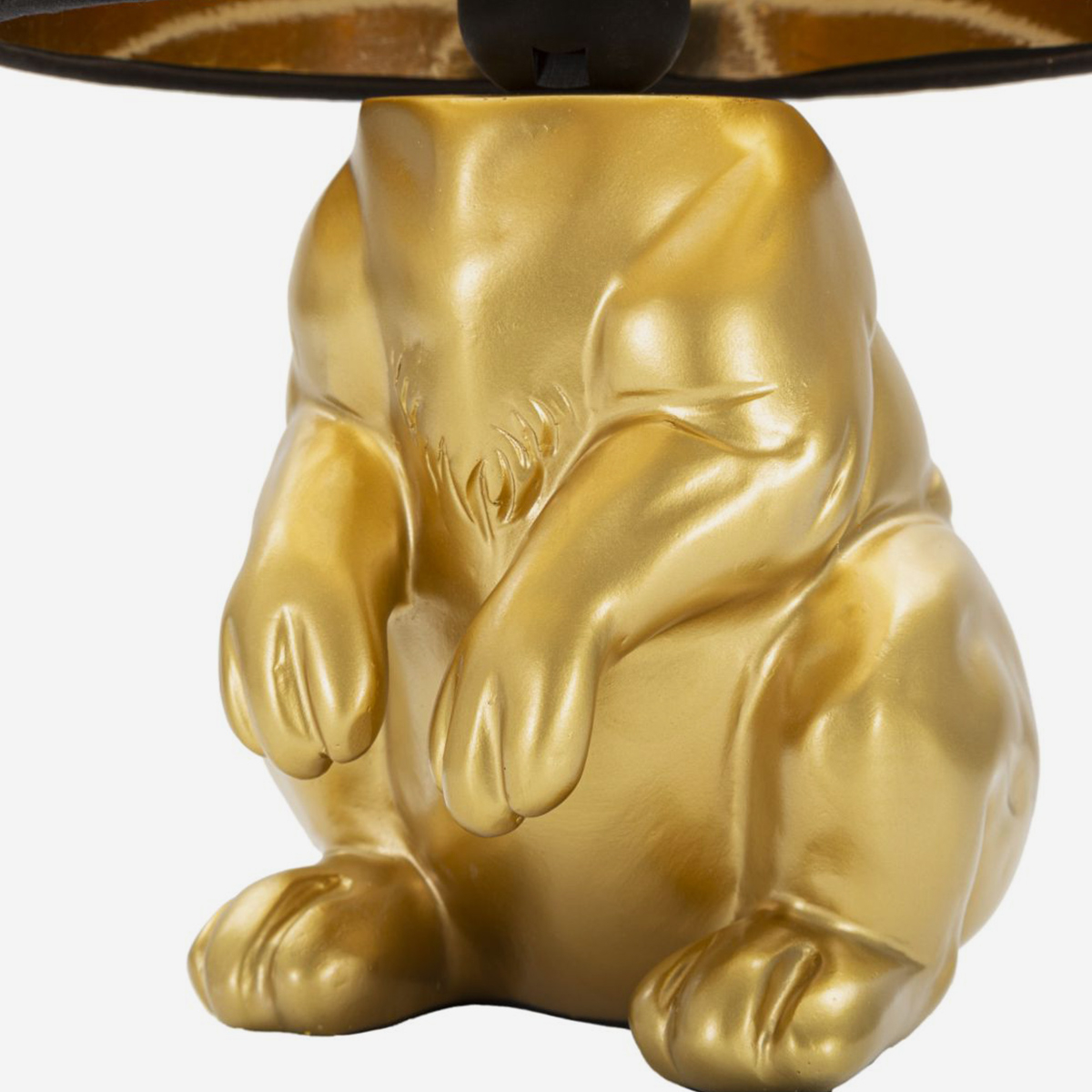 Lámpara de mesa con pantalla de tela Coniglio