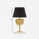 Lampada da tavolo decorativa con paralume Elefante 59